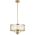 Pendant Light 4 Light E14 405mm Polished Nickel Clear Norel Telbix