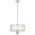 Pendant Light 4 Light E14 405mm Polished Nickel Clear Norel Telbix