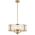 Pendant Light 6 Light E14 500mm Black Clear Norel Telbix