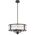 Pendant Light 6 Light E14 500mm Black Clear Norel Telbix