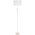 Floor Lamp E27 Foot Switch 1570mm Matt Gold Ivory Poetix Telbix
