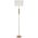 Floor Lamp E27 Foot Switch 1570mm Beige Ivory Poetix Telbix