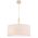 Pendant Light 3 Light E27 500mm Beige Ivory Poetix Telbix