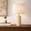 Table Lamp E27 405mm Beige Travertine Ivory Polano Telbix