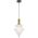 Pendant Light E27 280mm Antique Gold Frost Privas Telbix