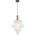 Pendant Light E27 380mm Antique Gold Frost Privas Telbix