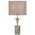 Table Lamp E27 Inline Switch Beige Travertine Gold Renara Telbix