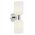 Wall Light 2 Light E14 Antique Gold Clear Riven Telbix