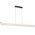 Pendant Light LED 38W Tri-Colour Dimmable 1500mm Black Romay Telbix