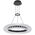 Pendant Light LED 40W Tri-Colour Dimmable 600mm Black Romay Telbix