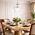 Pendant Light 8 Light E14 420mm Antique Gold Clear Samona Telbix