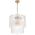 Pendant Light 8 Light E14 420mm Antique Gold Clear Samona Telbix