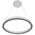 Pendant Light LED 36W Tri-Colour Dimmable 630mm White Serda Telbix