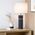 Table Lamp E27 Inline Switch Black Antique Gold Valda Telbix