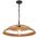 Pendant Light E27 600mm Natural Vallejo Telbix