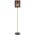 Floor Lamp E27 Foot Switch Black Antique Gold Valtor Telbix