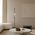 Floor Lamp 5 Light G9 Foot Switch Black Matt Mirror Varlin Telbix