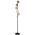 Floor Lamp 5 Light G9 Foot Switch Black Matt Mirror Varlin Telbix