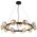 Pendant Light 15 Light G9 880mm Black Matt Mirror Varlin Telbix