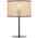 Table Lamp E27 Inline Switch Black Natural Velice Telbix