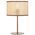 Table Lamp E27 Inline Switch White Natural Velice Telbix