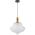 Pendant Light E27 400mm Antique Gold Frost Verdun Telbix