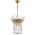 Pendant Light 3 Light E14 260mm Chrome Crystal Virell Telbix