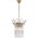 Pendant Light 3 Light E14 260mm Chrome Crystal Virell Telbix