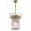 Pendant Light 3 Light E14 260mm Gold Crystal Virell Telbix