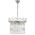 Pendant Light 6 Light E14 400mm Gold Crystal Virell Telbix