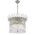 Pendant Light 6 Light E14 400mm Chrome Crystal Virell Telbix