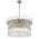 Pendant Light 9 Light E14 560mm Chrome Crystal Virell Telbix
