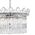 Pendant Light 9 Light E14 560mm Chrome Crystal Virell Telbix