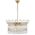 Pendant Light 9 Light E14 560mm Chrome Crystal Virell Telbix