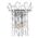 Wall Light 2 Light E14 Chrome Crystal Virell Telbix