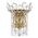 Wall Light 2 Light E14 Gold Crystal Virell Telbix