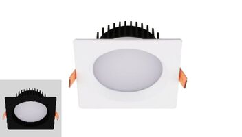 Square Recessed Downlight 10w White