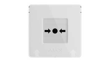 Wireless Fire Alarm Call Point | Resettable Element & LED Indicator | 1700m Range | by Dicker Data