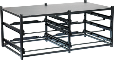 Dual Frame assembled for 2 Large  + 3 Small  Cases - 33SFD2L3S