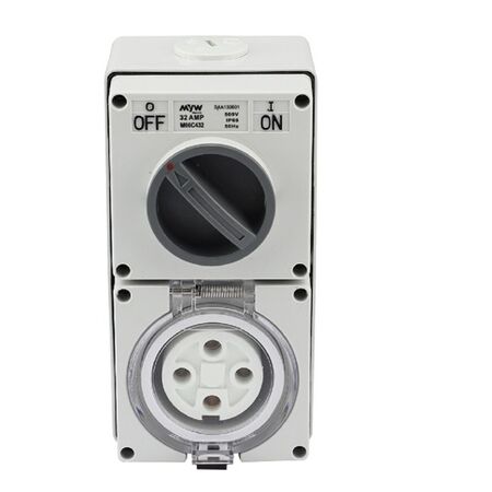 Switched Socket Outlet  4 Pin