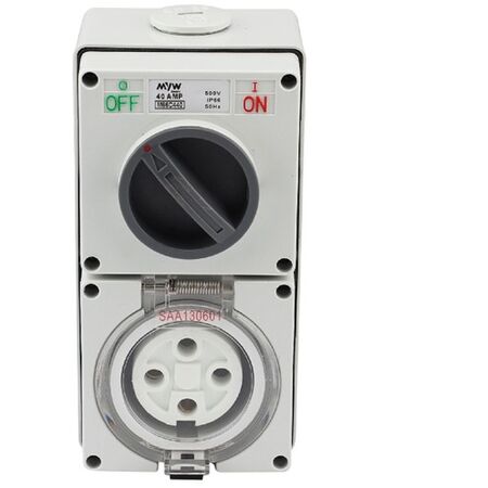 Switched Socket Outlet 4 pin