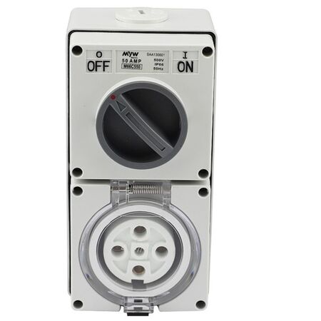 Switched Socket Outlet 5 Pin