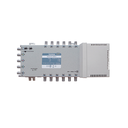 TERRA 5 Wire Multiswitch 5 In 12 Out Mains Powered
