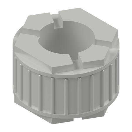 40mm Grey Male & Female Threaded PVC Bushing