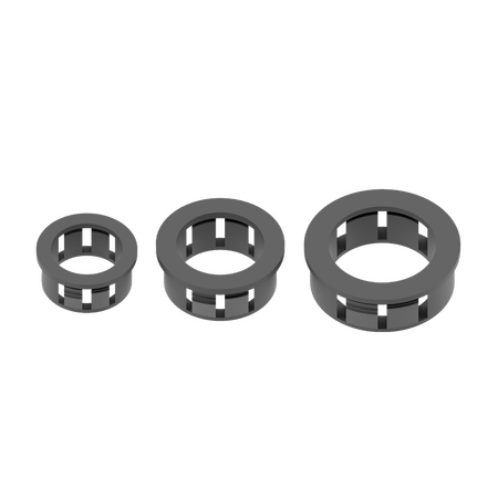 20mm Black Nylon Snap Bushing