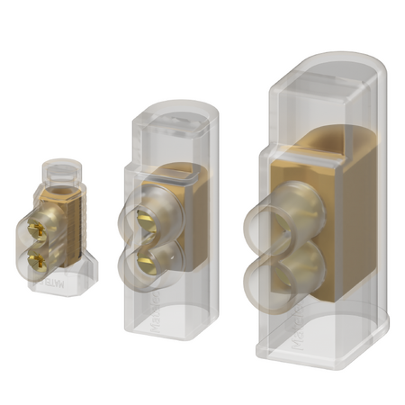 3 x 6mm² Double Cable Connector - 300 Jar