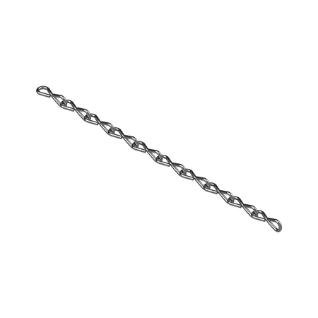 Zinc Plated Single Link Jack Chain - 25m Bucket