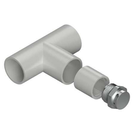 PV Drain Tee 25mm