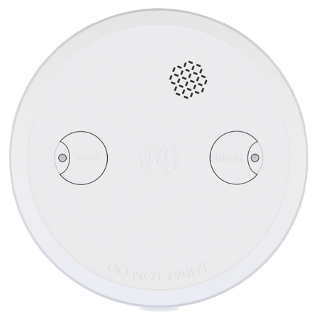 240V Photoelectric Smoke Detector includes 9V Back-up Battery
