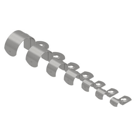 25mm 316 Stainless Steel Half Conduit Saddle